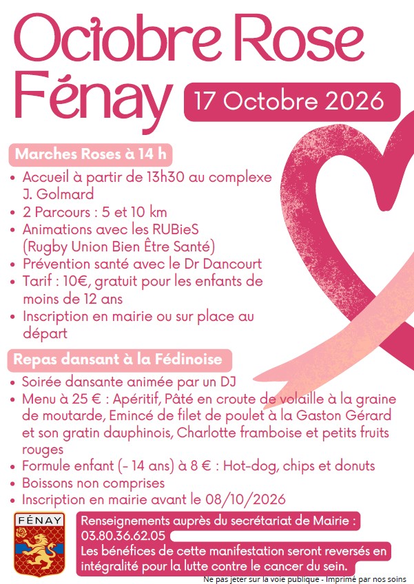 Octobre Rose - 17 octobre 2026
